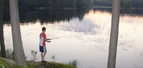 Vissen in Saimaa